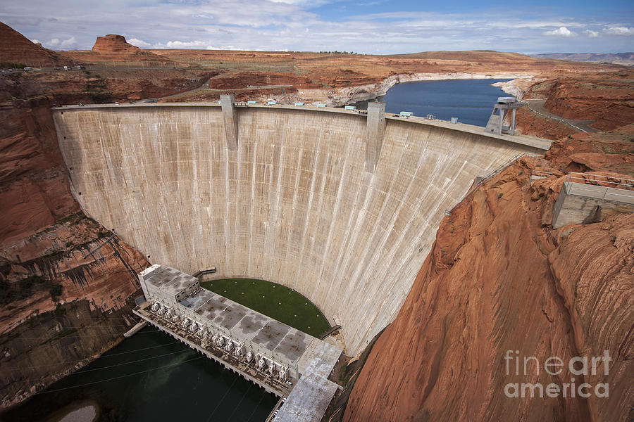 Glen Canyon Dam Photograph by Shishir Sathe - Fine Art America