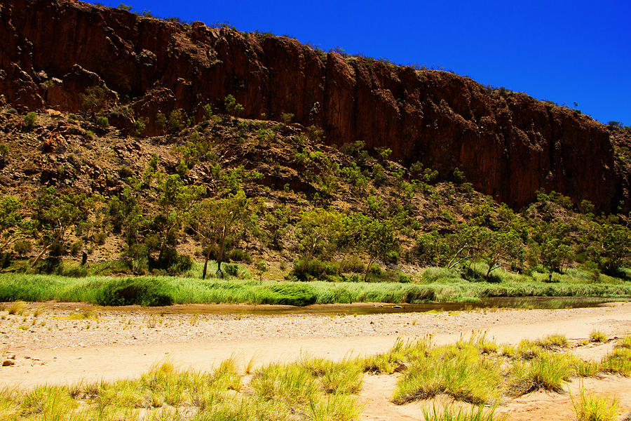 Glen Helen Gorge-Outback Central Australia V5 Photograph by Douglas Barnard
