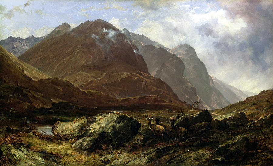 Horatio Mcculloch Painting - Glencoe, 1864 by Horatio McCulloch