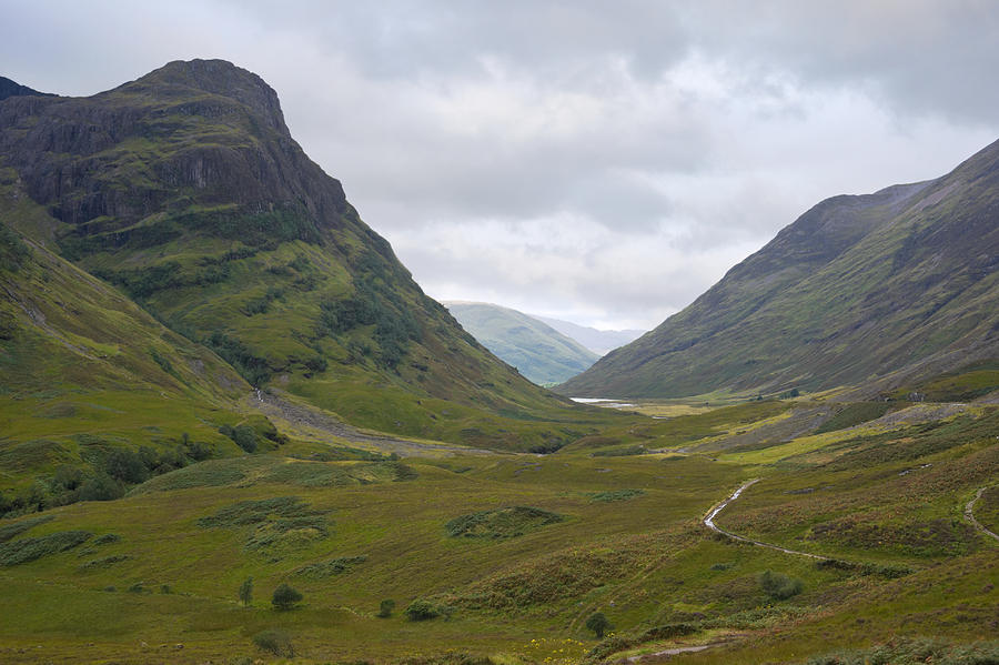 Mountain Photograph - Glencoe Highlands of Scotland by Jane McIlroy