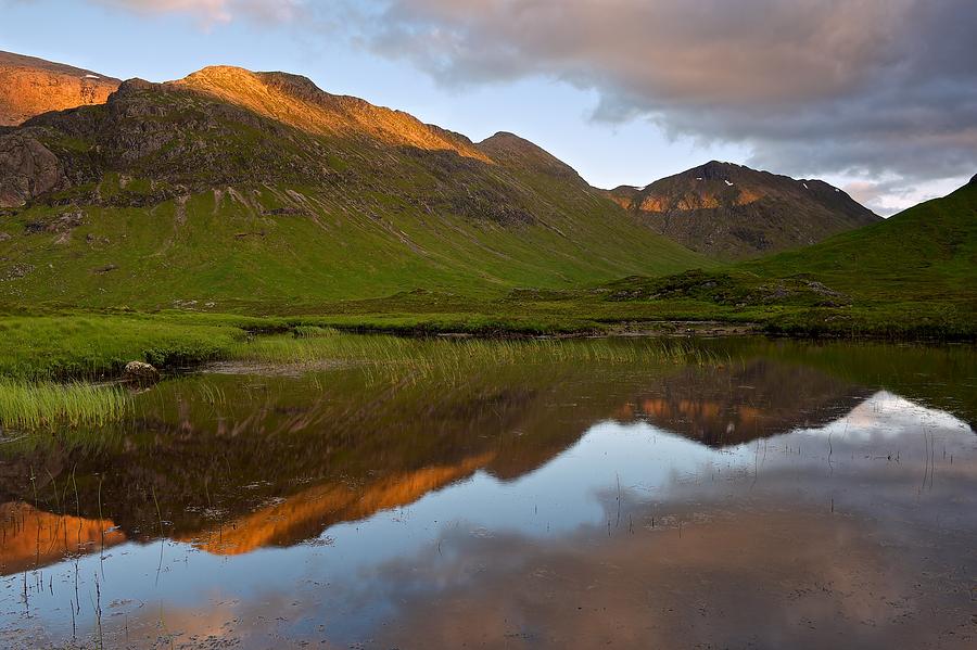 Glencoe summer reflections Photograph by Stephen Taylor