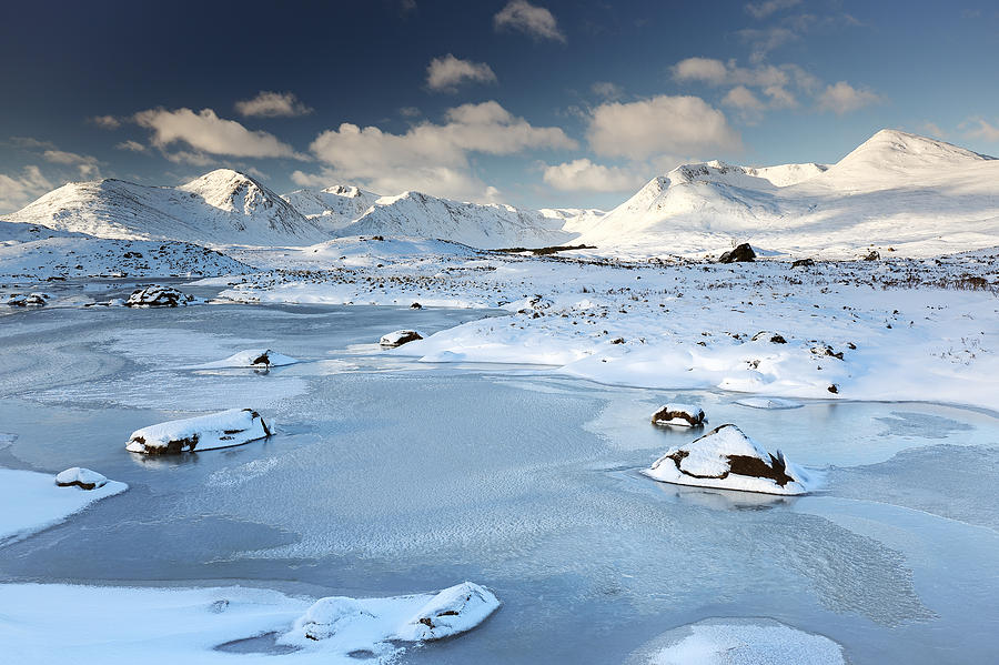 Glencoe winter scenery Photograph by Grant Glendinning