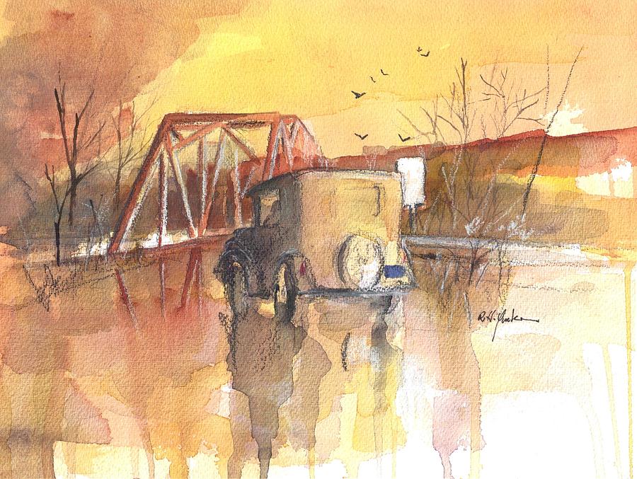 Glendale Crossing Painting by Robert Yonke