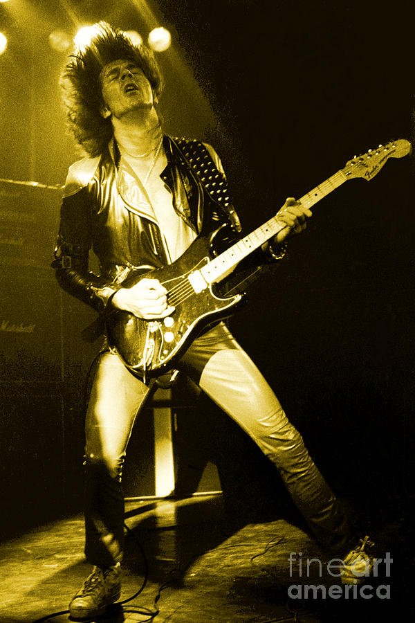 Glenn Tipton of Judas Priest at the Warfield Theater during British Steel Tour - Warfield Theater #2 Photograph by Daniel Larsen