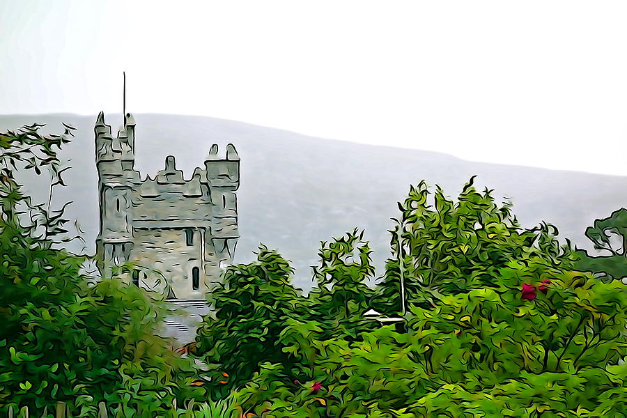 Castle Photograph - Glenveagh by Norma Brock