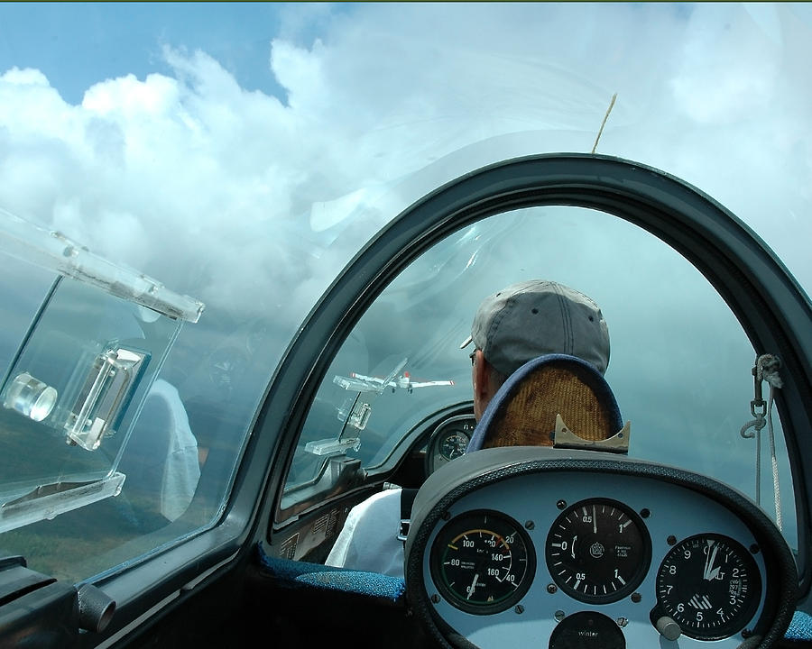 Glider Tow Plane Photograph