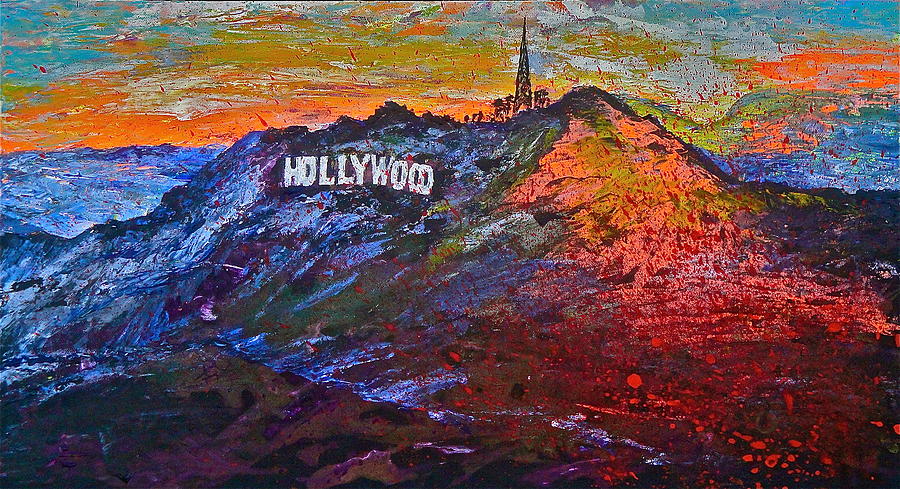 Glimmer of Hollywood Painting by Devan Cooper