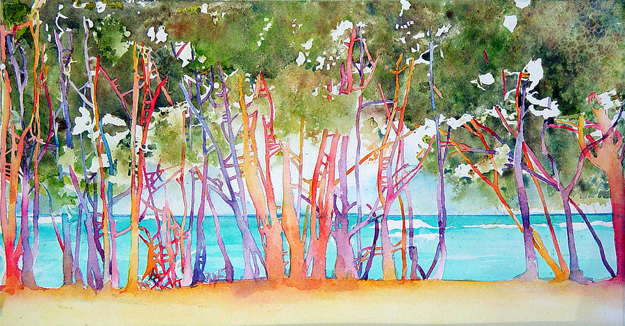 Glimpse of Paradise Painting by Penny Taylor-Beardow