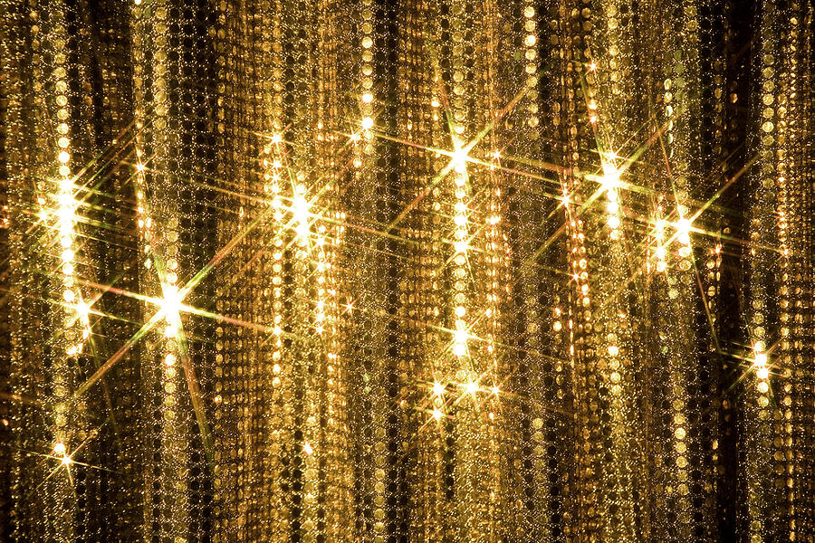 Glitter Curtain Photograph by Aaron Cobbett