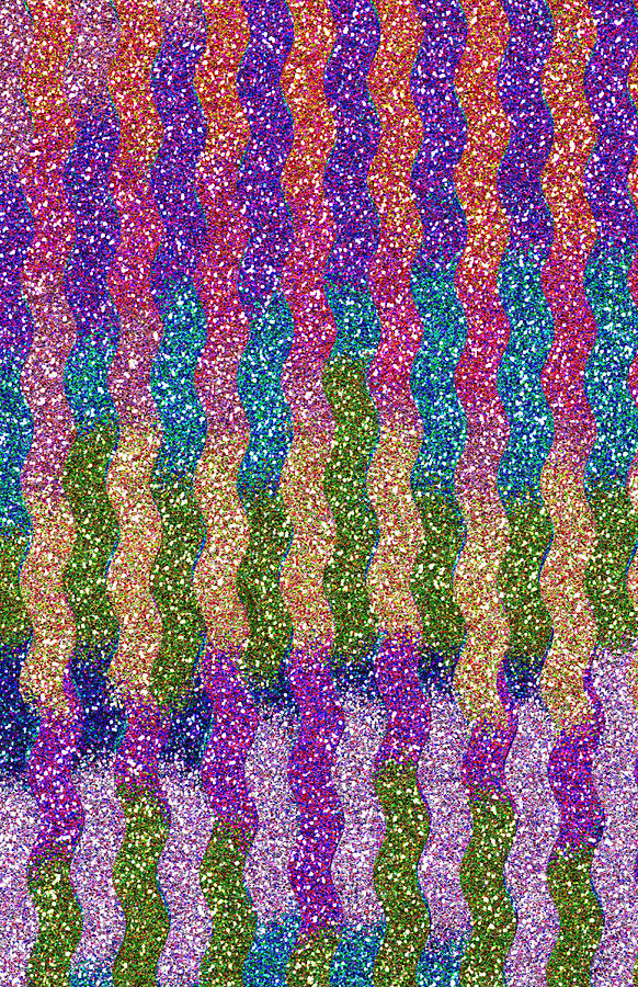 Glitters in Waves Digital Art by Ym Chin