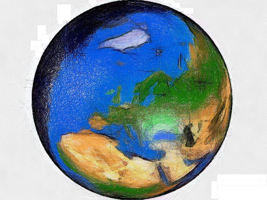 globe paintings