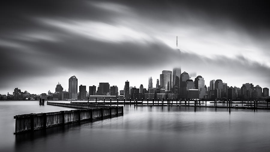 Gloomy Day for the Financial District Photograph by Mihai Andritoiu
