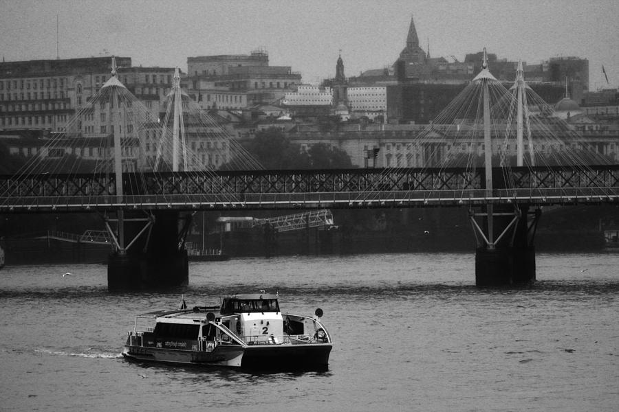 Gloomy River Thames Photograph
