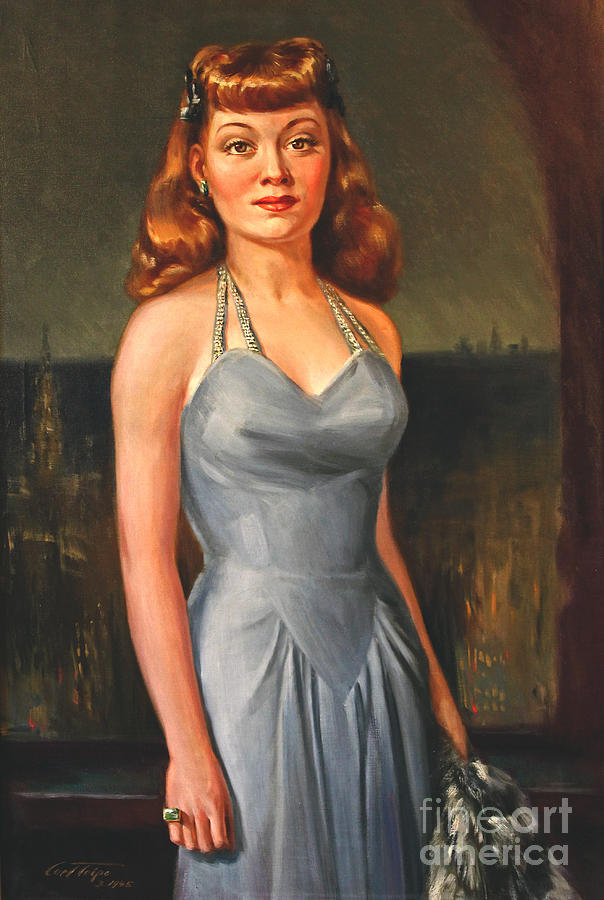 Gloria Grahame Painting by Art By Tolpo Collection
