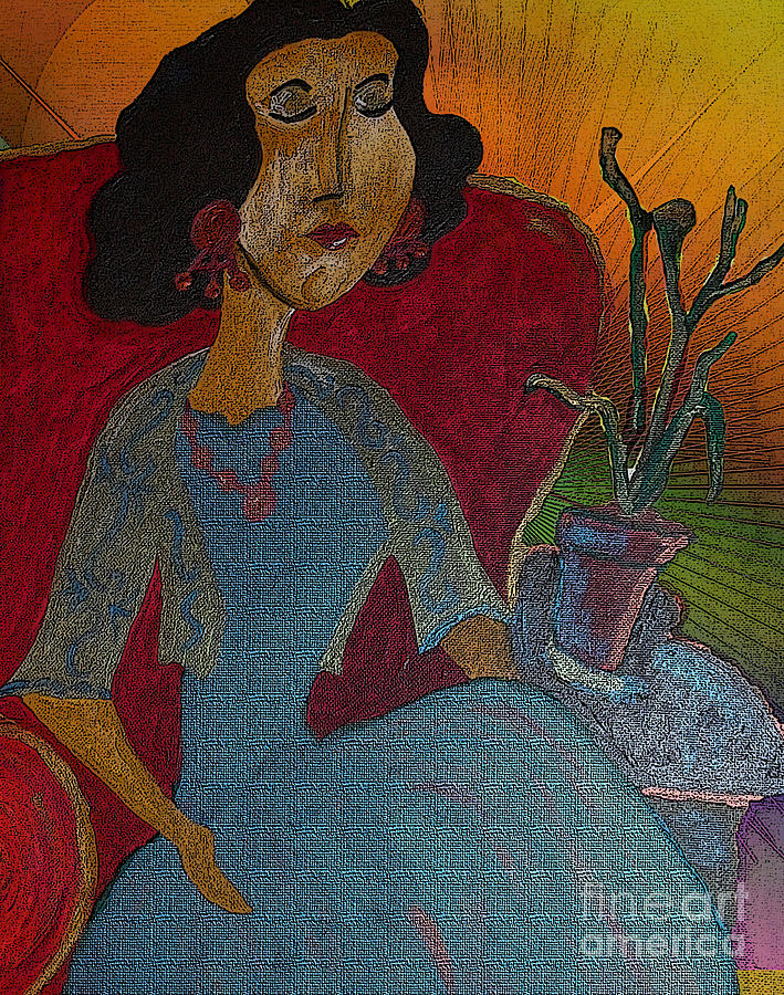 Gloria Painting by Iris Gelbart