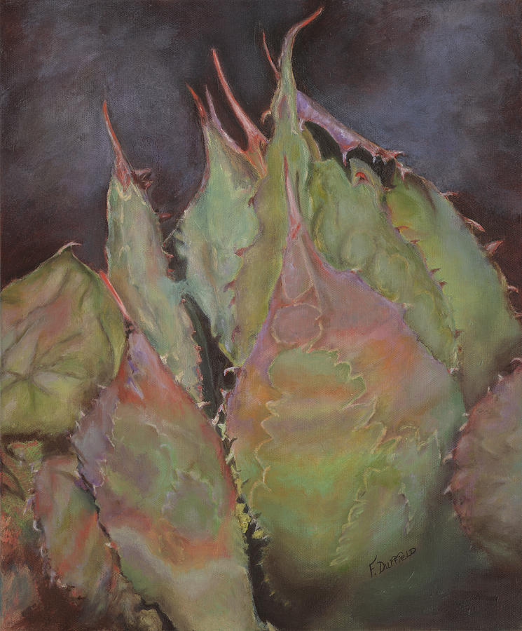 Glorious Agave Painting by Florine Duffield