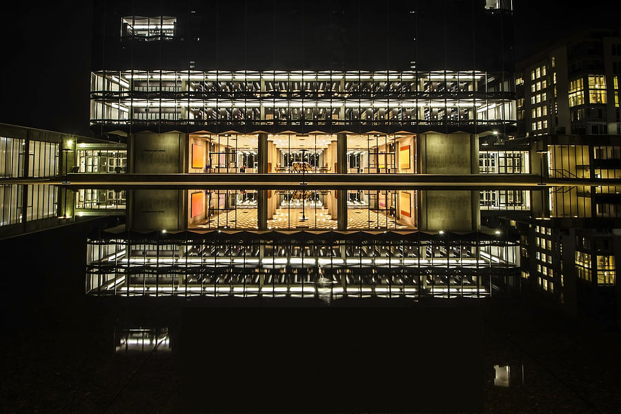Glorious Modern Architecture At Night Photograph