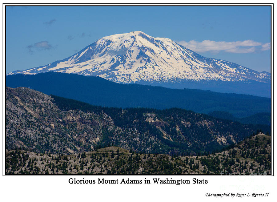 Glorious Mount Adams Photograph by Tikvahs Hope
