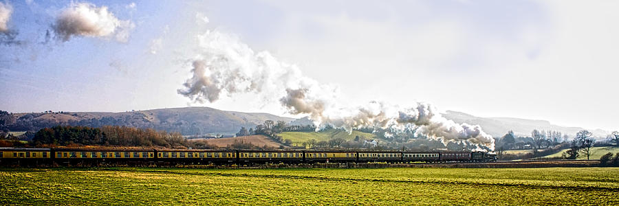 Steam Trains Painting - Glorious Steam Train by Paul Williams