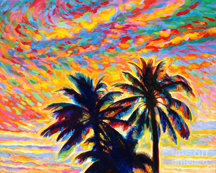 Sunset Painting - Glory by David Friedman