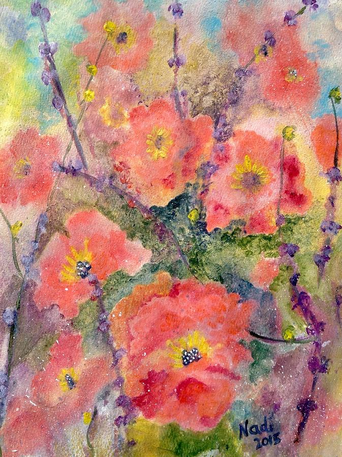 Glory Garden Painting by Renate Wesley