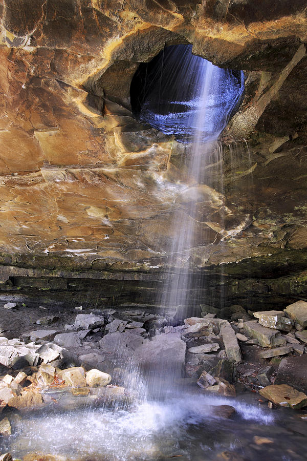 Glory Hole Falls - Arkansas - Waterfall Photograph by Jason Politte