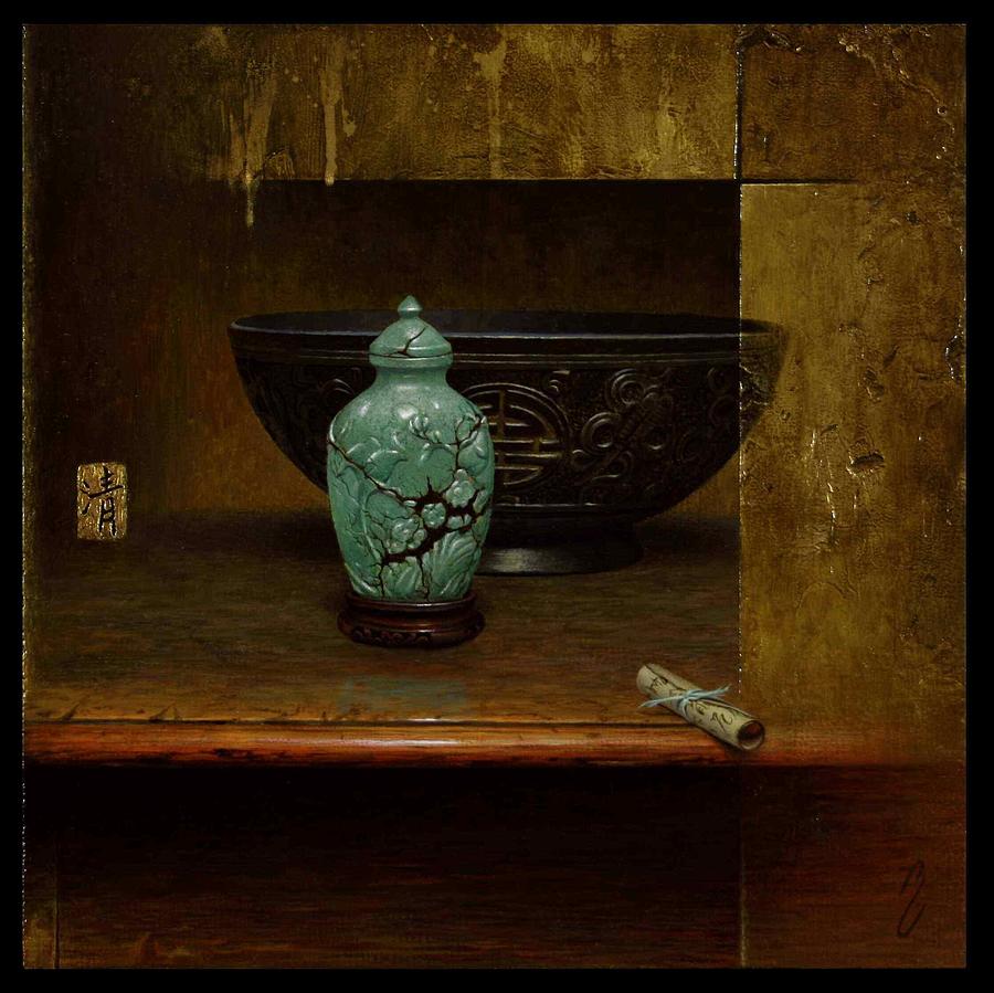 Still-life Painting - Glory of the Qing Dynasty by Bruno Capolongo