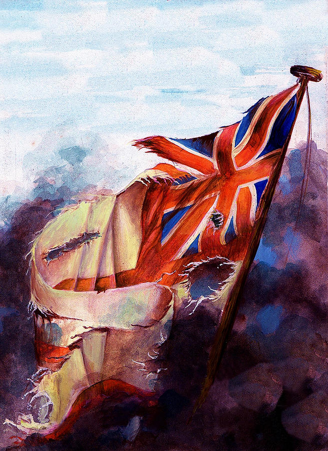 Flag Painting - Glory by Russ Murry