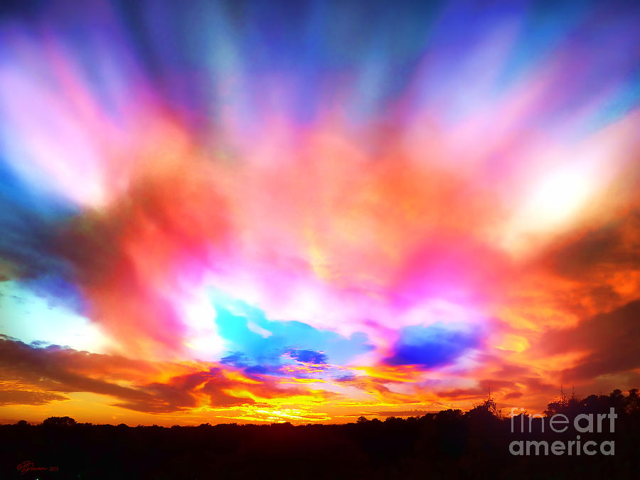 Glory Sunset Photograph by Pat Davidson