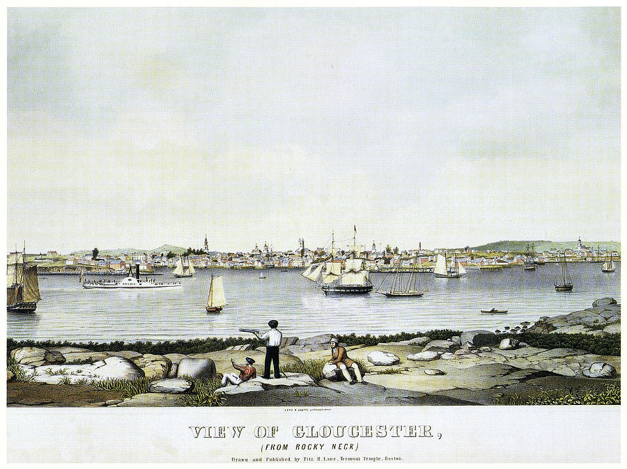 Gloucester, C1845 Painting by Granger - Fine Art America