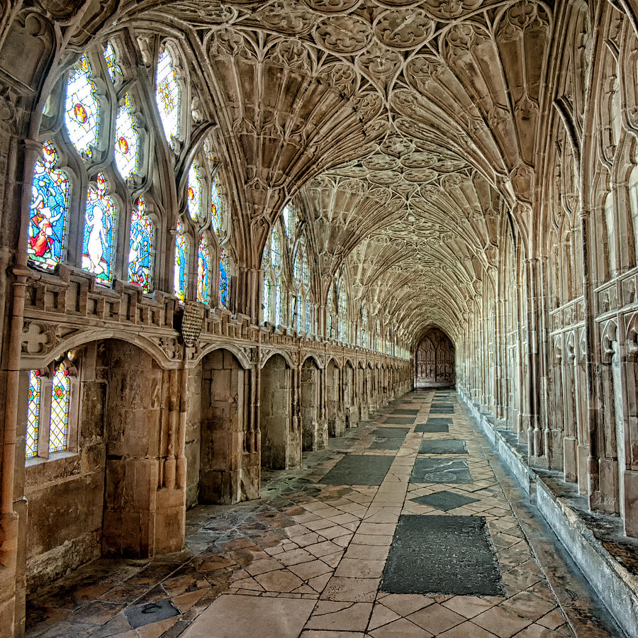 Gloucester Cathedral Cloister Photograph by Allan Van Gasbeck