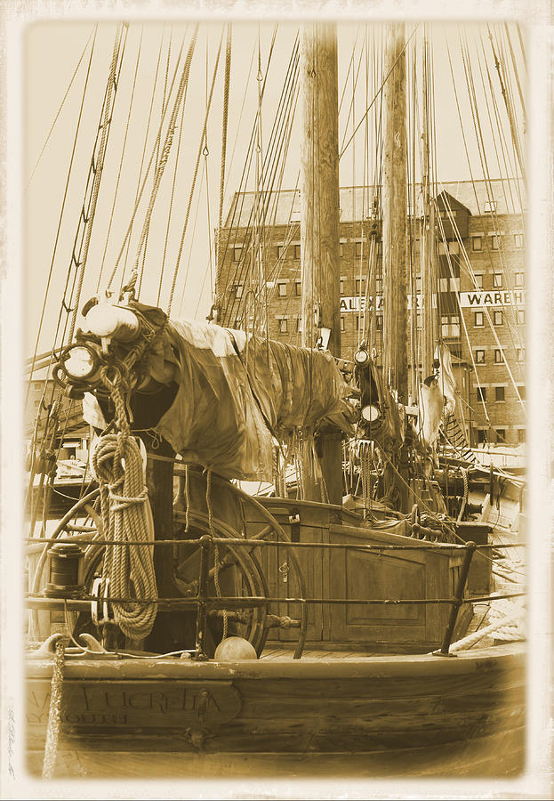 Gloucester Docks 1870 Photograph by Ron Harpham