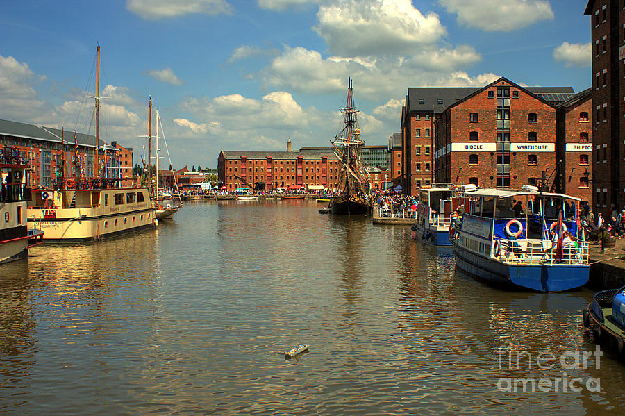 Gloucester Historic Docks Photograph by Jeremy Hayden