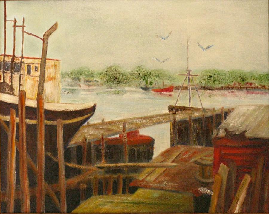 Gloucester Painting by Michael Anthony Edwards