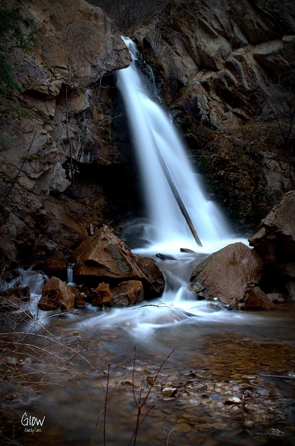 Glow - Hardy Falls Peachland BC 03-25-2014  Photograph by Guy Hoffman