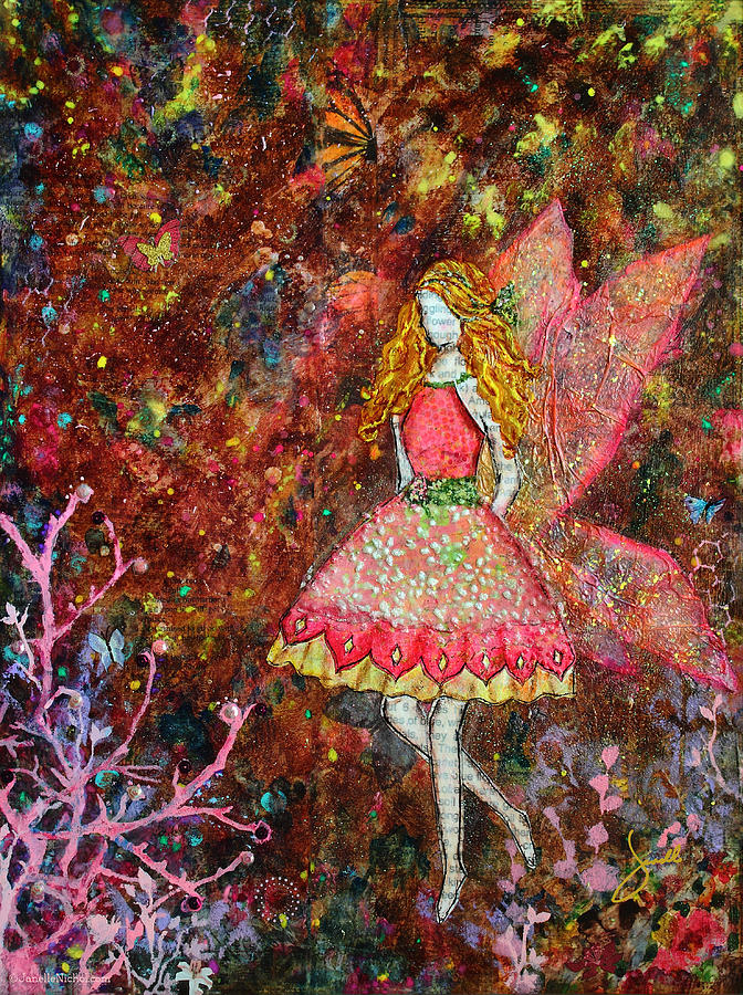 Fairy Mixed Media - Glow by Janelle Nichol