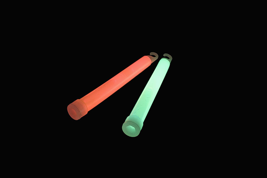 Glow Or Light Sticks, Chemiluminescence Photograph by Science Stock Photography