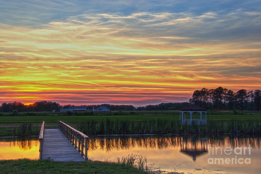 Glowing East Coast Sunset Photograph by Tom Gari Gallery-Three ...