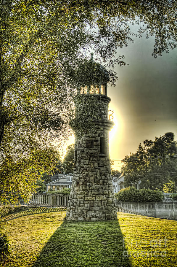 Glowing Lighthouse Photograph by Jim Lepard