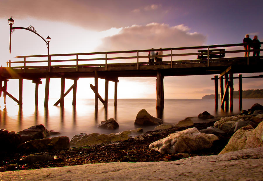 Glowing Pier by Eva Kondzialkiewicz Glowing Pier by Eva Kondzialkiewicz