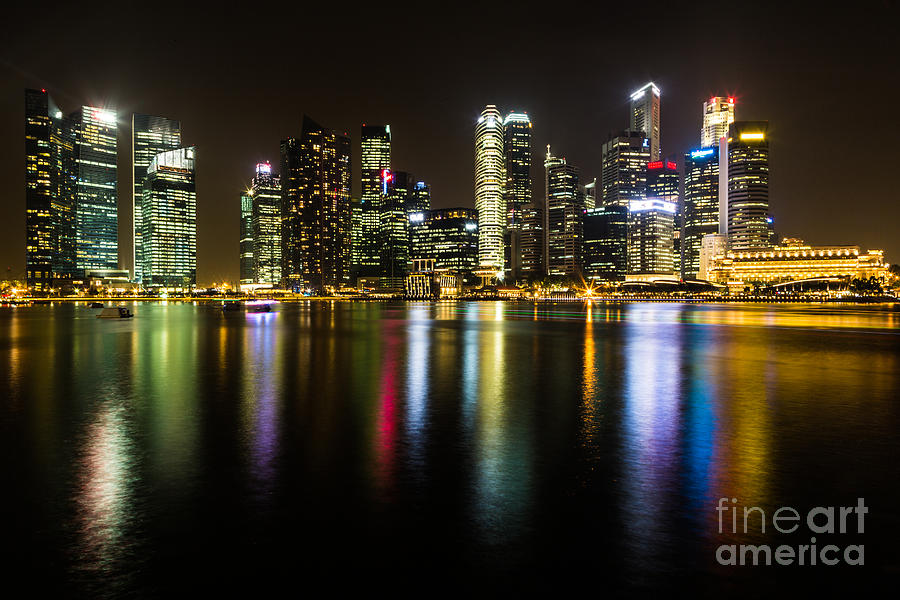 Glowing Singapore Photograph by AsianDreamPhoto