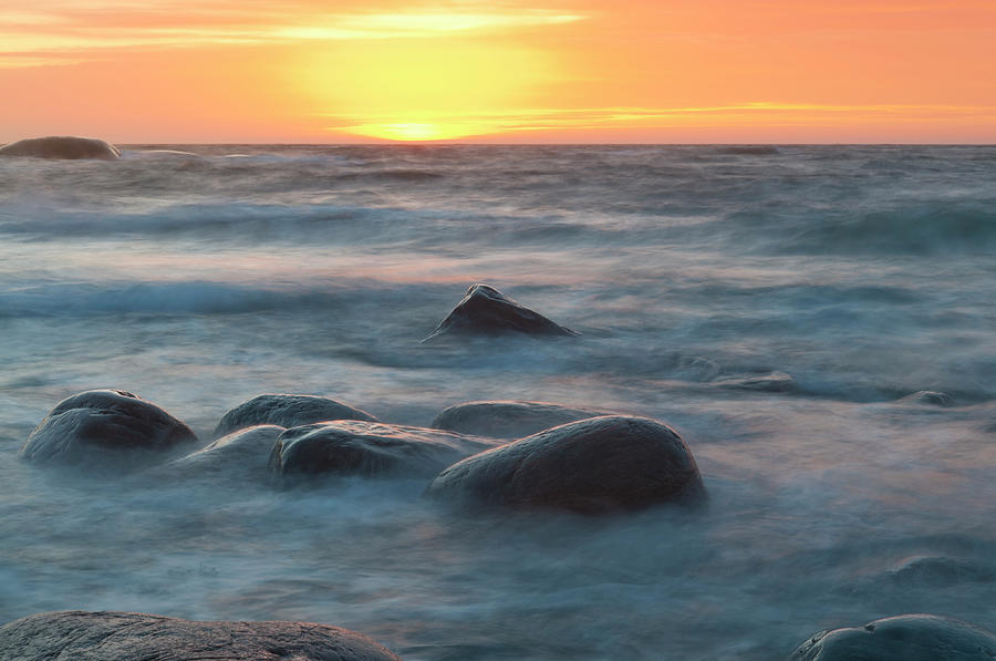Glowing Sunset Photograph by Clagge Glowing Sunset Photograph by Clagge