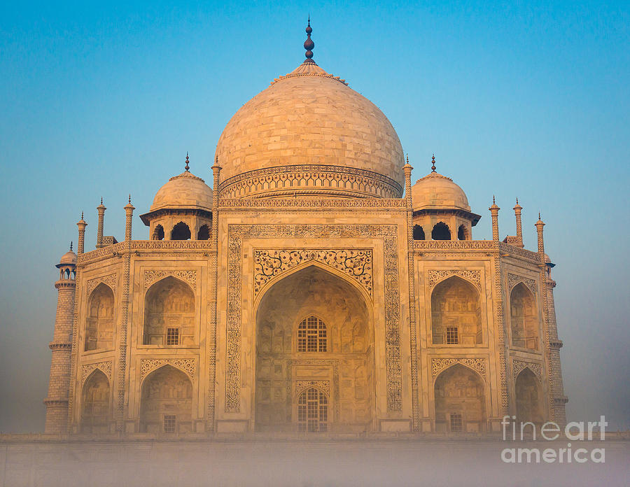 Glowing Taj Mahal Photograph by Inge Johnsson