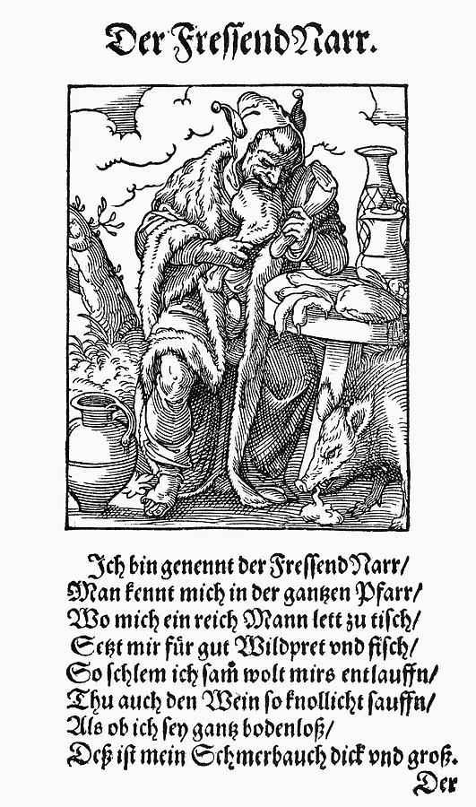 1568 Painting - Glutton, 1568 by Granger 1568 Painting - Glutton, 1568 by Granger