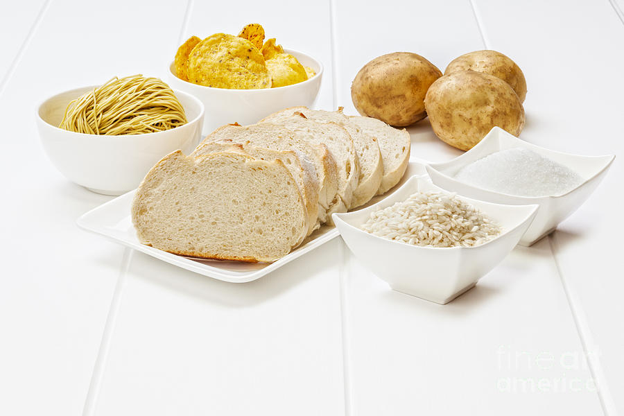 Bowl Photograph - Glycemic Index High GI Foods by Colin and Linda McKie