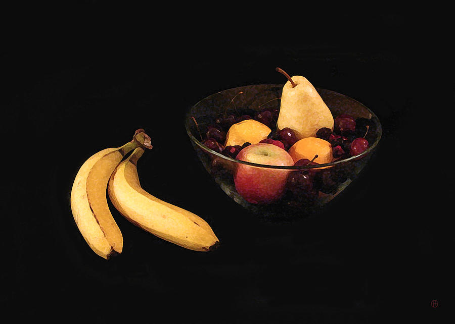 GM Fruit Digital Art by Gary Olsen-Hasek
