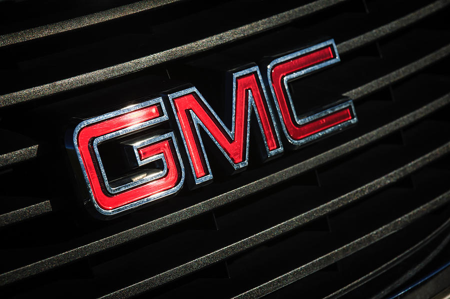 Transportation Photograph - GMC Emblem - 1634c by Jill Reger