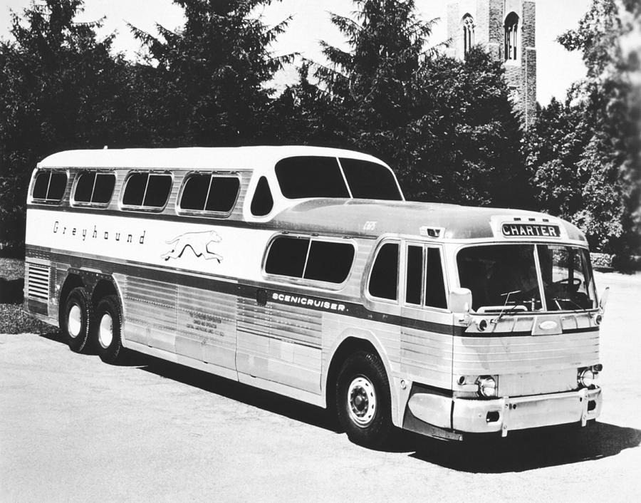 GMs Latest Bus Line Photograph by Underwood Archives