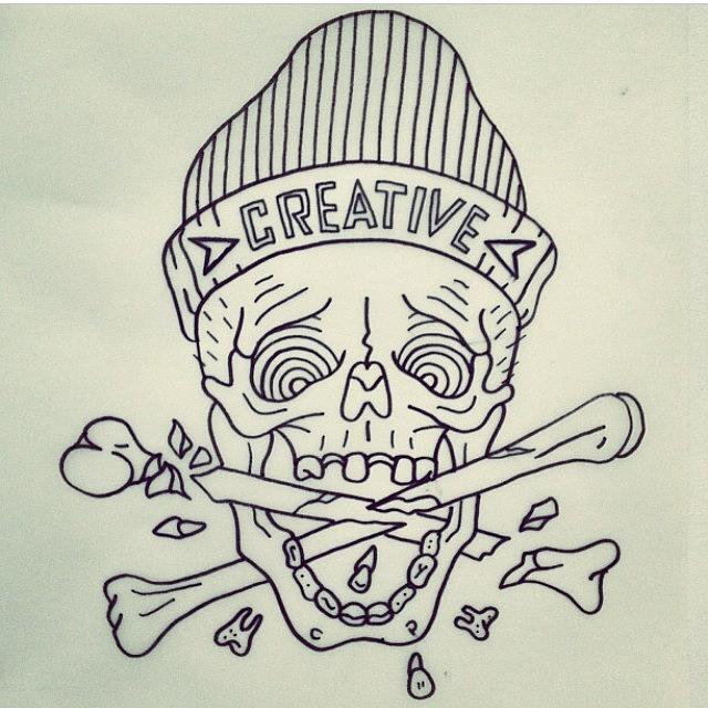 Skull Photograph - Go Check Out @eilidhnaomi She Made Us by Creative Skate Store