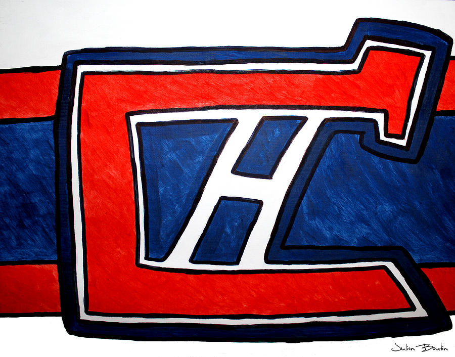 Montreal Canadiens Painting - Go Habs Go by Julien Boutin